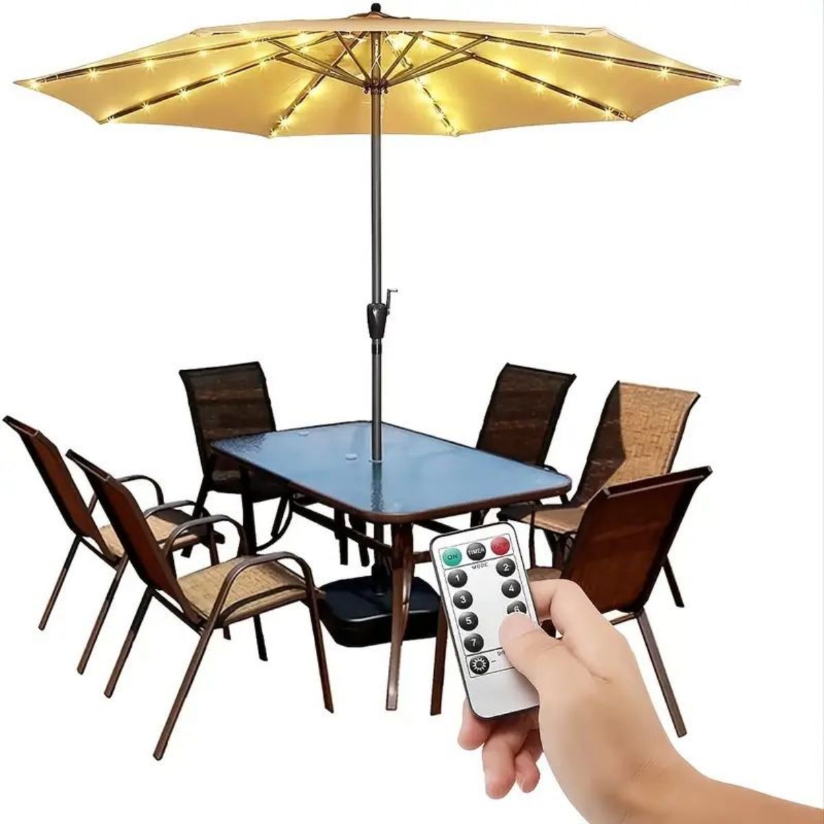 Outdoor Lighting For Your Yard - 1 szt. Oświetlenie parasola na podwórku