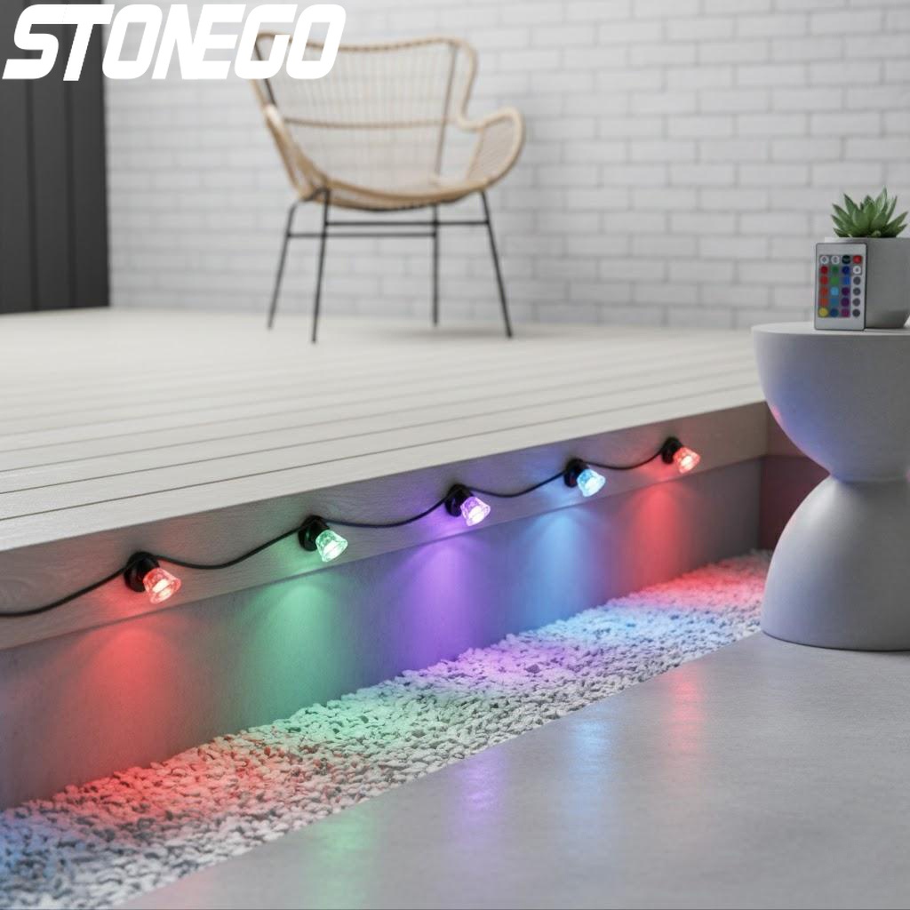 Outdoor Lighting Recessed - 32mm LED Oprawy Wpuszczane do Tarasu