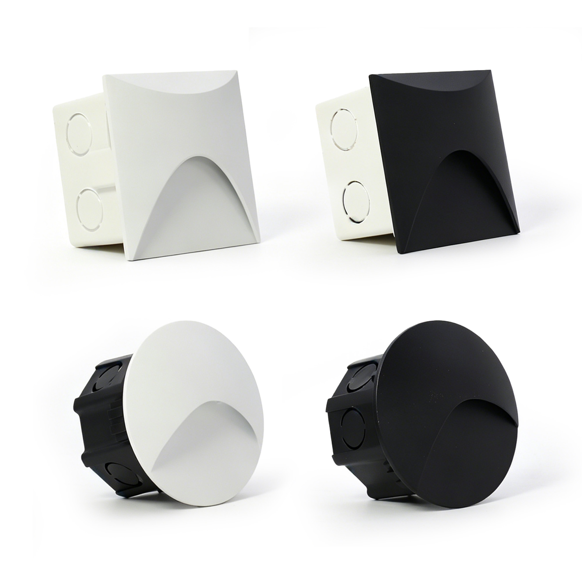Outdoor Lighting Recessed - Oświetlenie schodowe Led oświetlenie stopni 3W