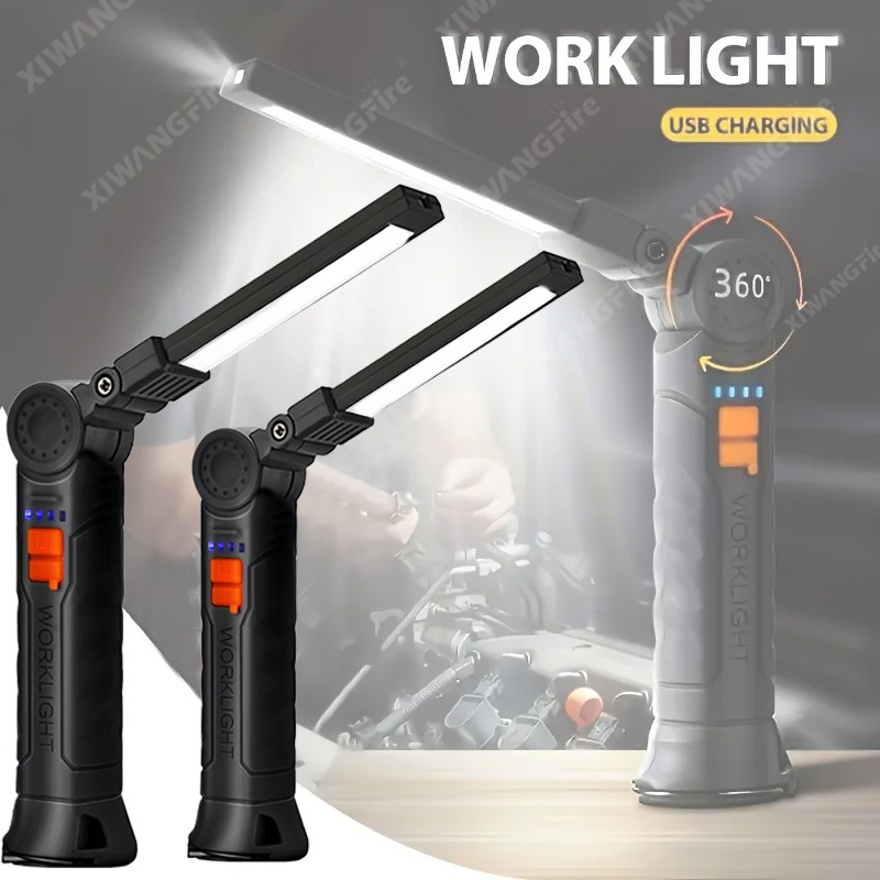 Outdoor Lighting B&Q - Akumulatorowa latarka LED z magnesem i