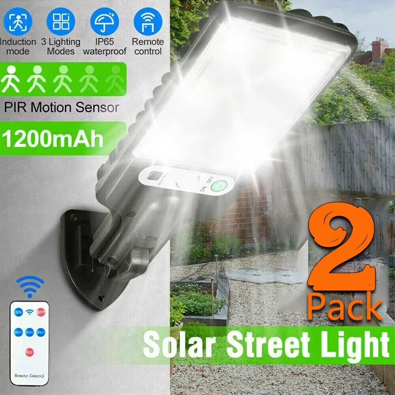 Outdoor Lighting With Motion Sensor - Zewnętrzne solarne lampy ogrodowe z czujnikiem