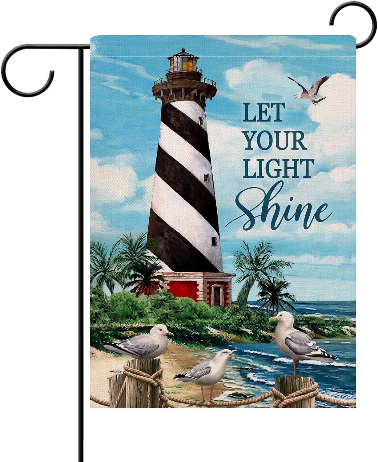 Outdoor Lighting For Your Yard - Flaga dekoracyjna Dyrenson Let Your Light
