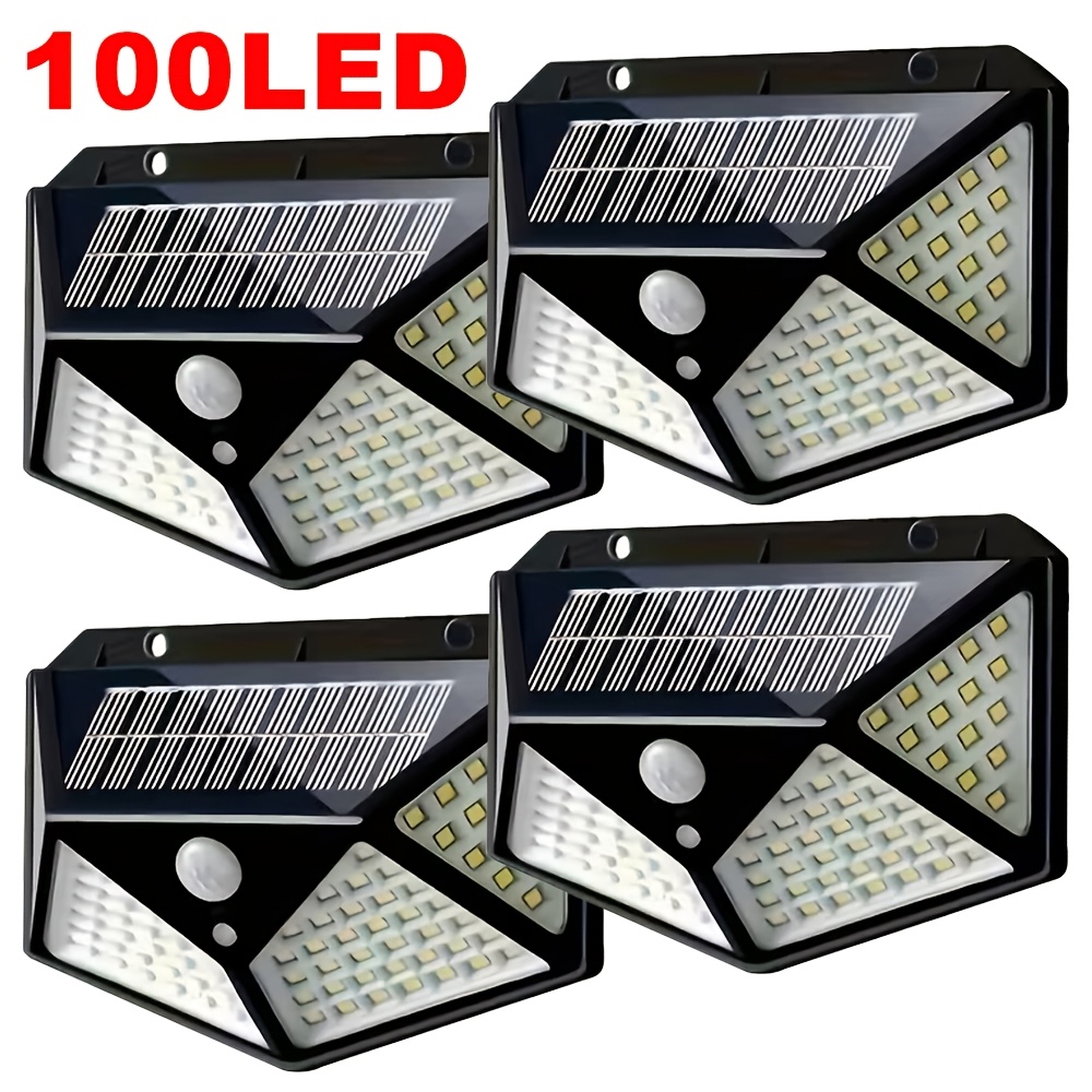 Outdoor Lighting With Motion Sensor - 100 LED Zewnętrzna Solarna Lampa Ogrodowa