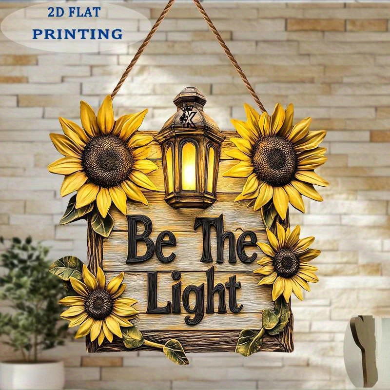 Outdoor Lighting Quotes - 1 szt. Płaska, drukowana na płasko
