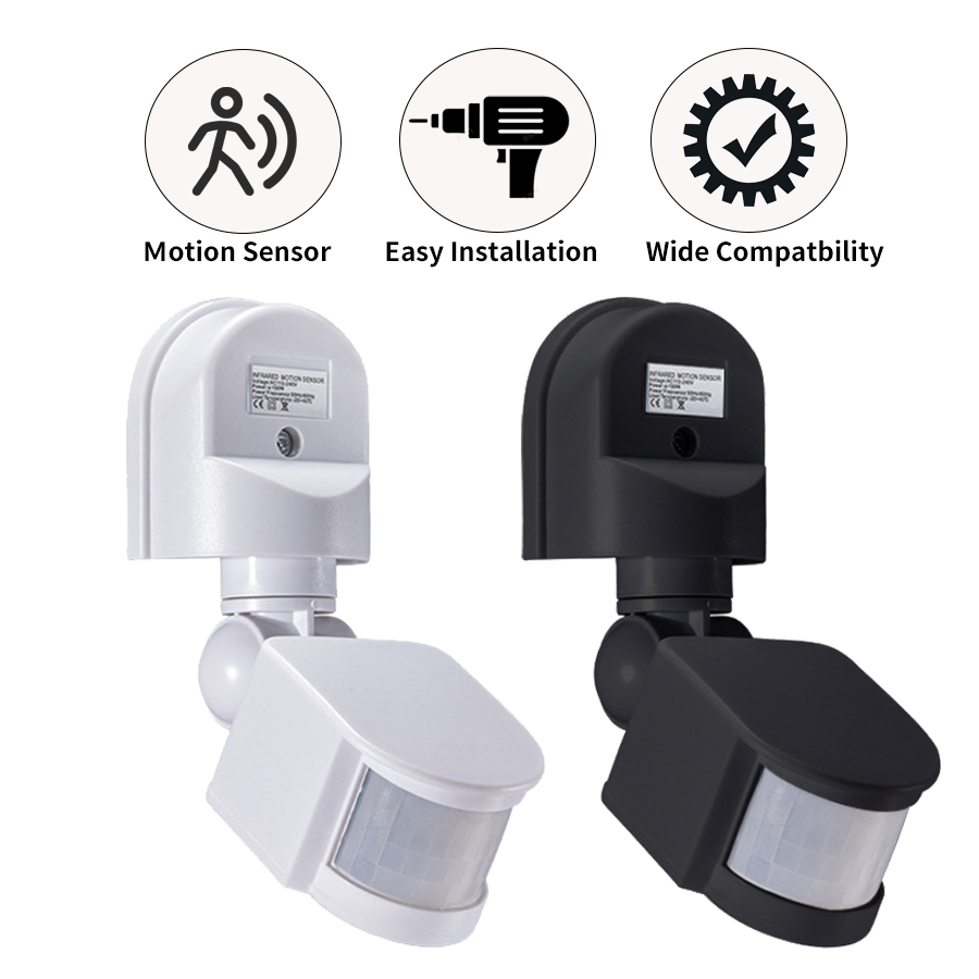 Outdoor Lighting With Motion Sensor - Czujnik ruchu PIR 220V 110V 12V