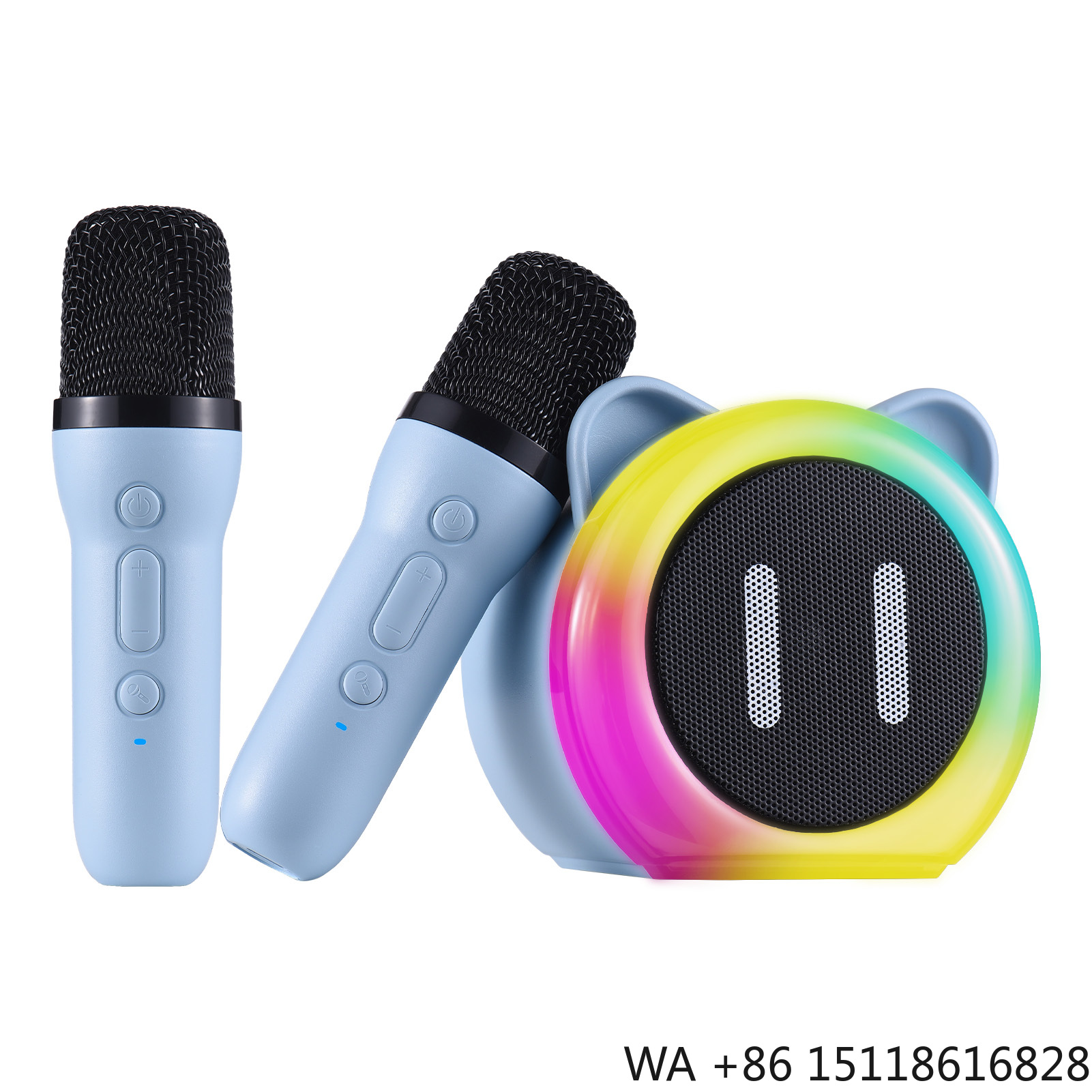 Outdoor Lighting Effects - Maszyna do karaoke z 2 bezprzewodowymi
