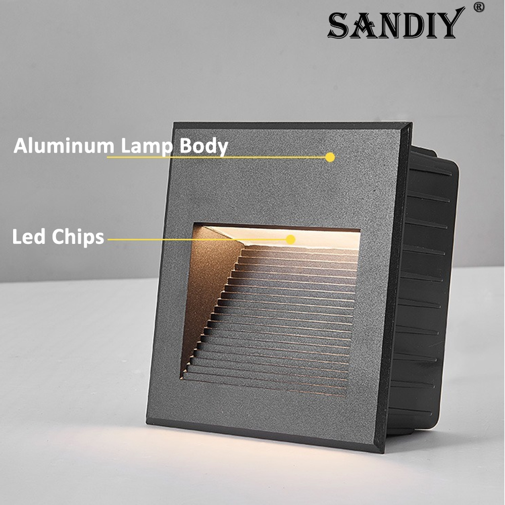 SANDIY Wpuszczane Zewnętrzne L – Outdoor Lighting Recessed recenzja i cena