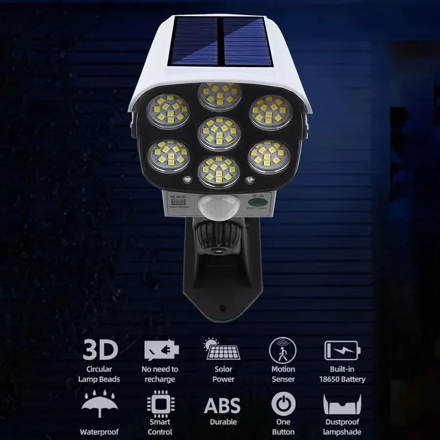 Zewnętrzne lampy solarne z czu – Outdoor Lighting With Motion Sensor recenzja i cena