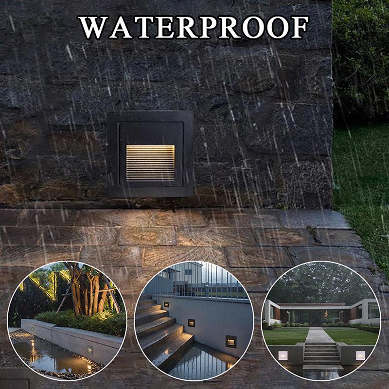【CCA】3W LED Wodoodporna Lampa  – Outdoor Lighting Recessed recenzja i cena