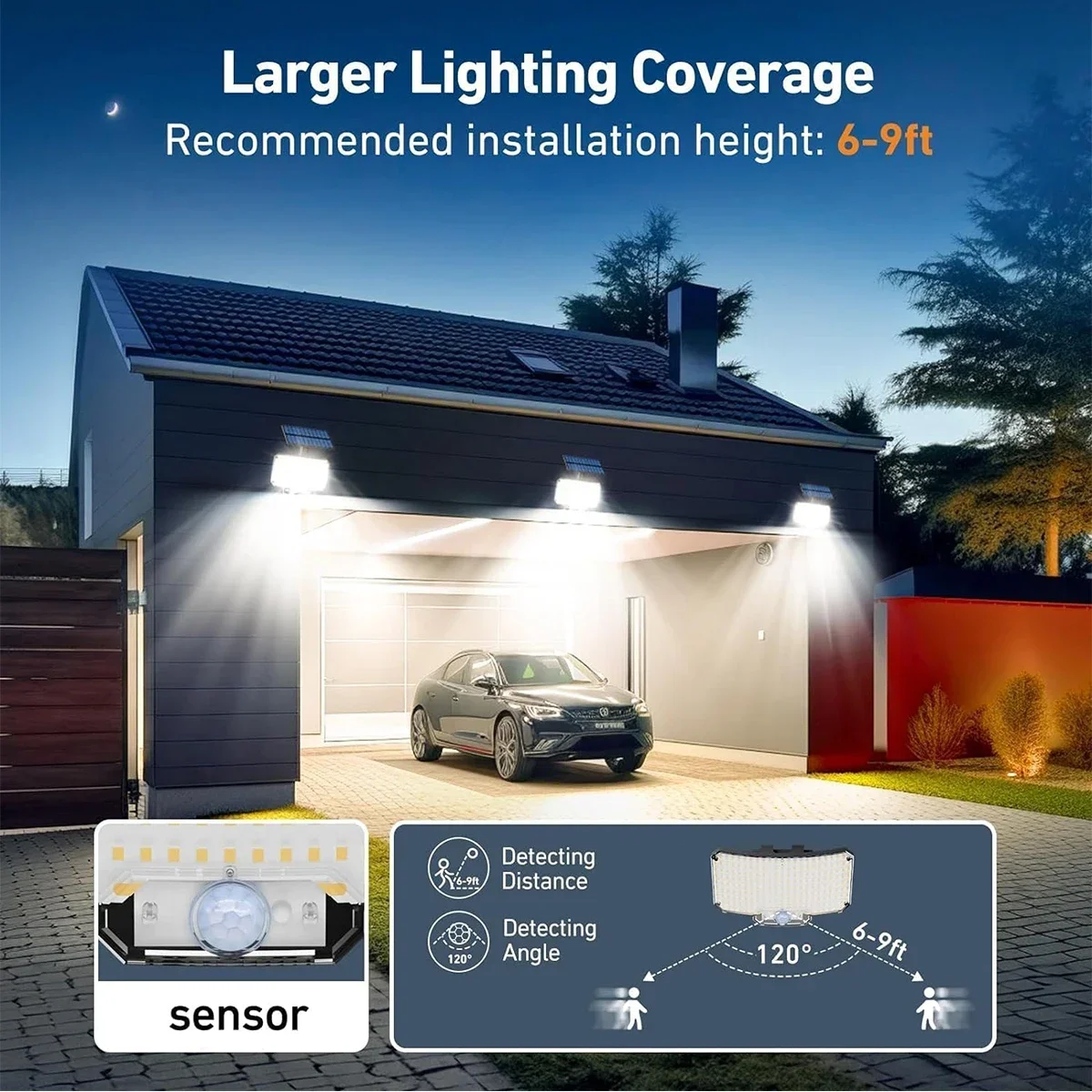 234 LED Solarne Lampy Zewnętrz – Outdoor Lighting With Motion Sensor recenzja i cena