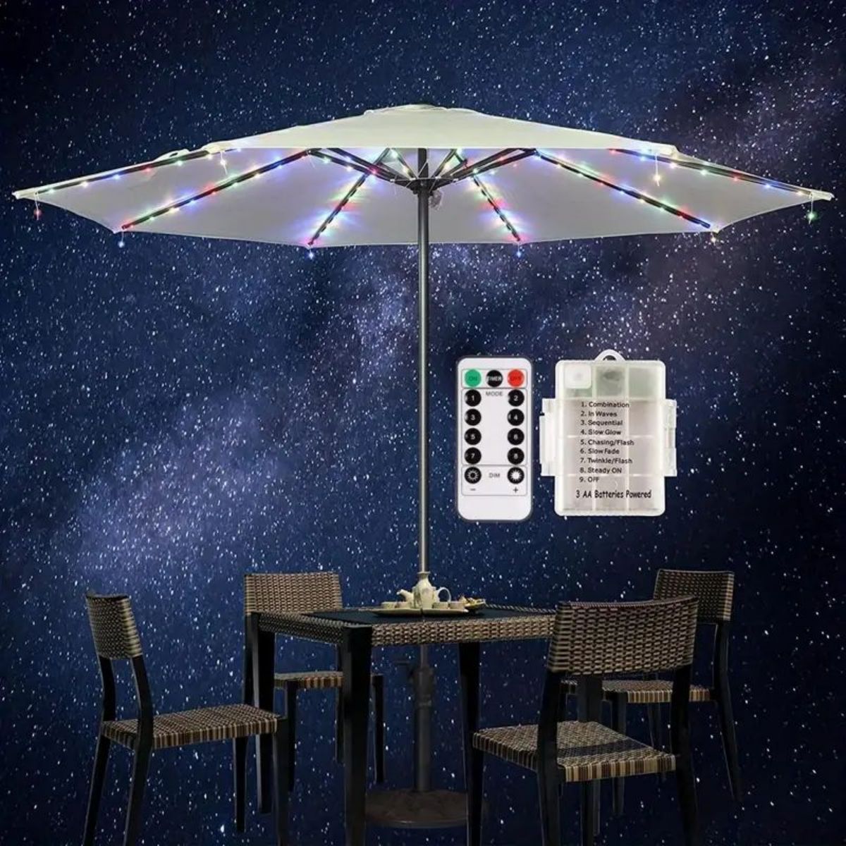 1 szt. Oświetlenie parasola na – Outdoor Lighting For Your Yard recenzja i cena