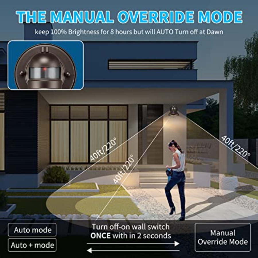 Zestaw 2 szt. Zewnętrznych kin – Outdoor Lighting With Motion Sensor recenzja i cena