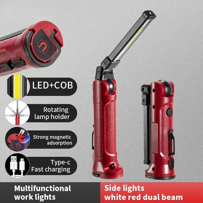 Lampa robocza LED COB, ładowal – Outdoor Lighting B&Q recenzja i cena