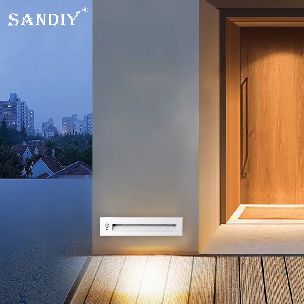 SANDIY Lampy schodowe Kinkiet  – Outdoor Lighting Recessed recenzja i cena