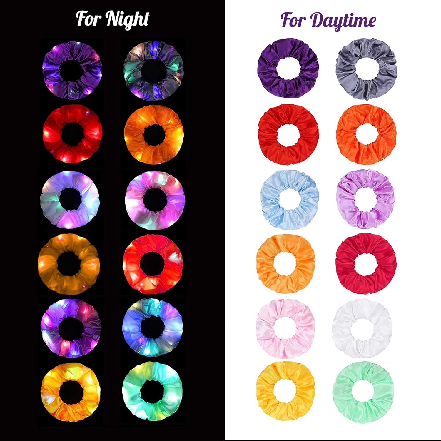 6 szt. LED Gumki do włosów Świ – Outdoor Lighting Effects recenzja i cena