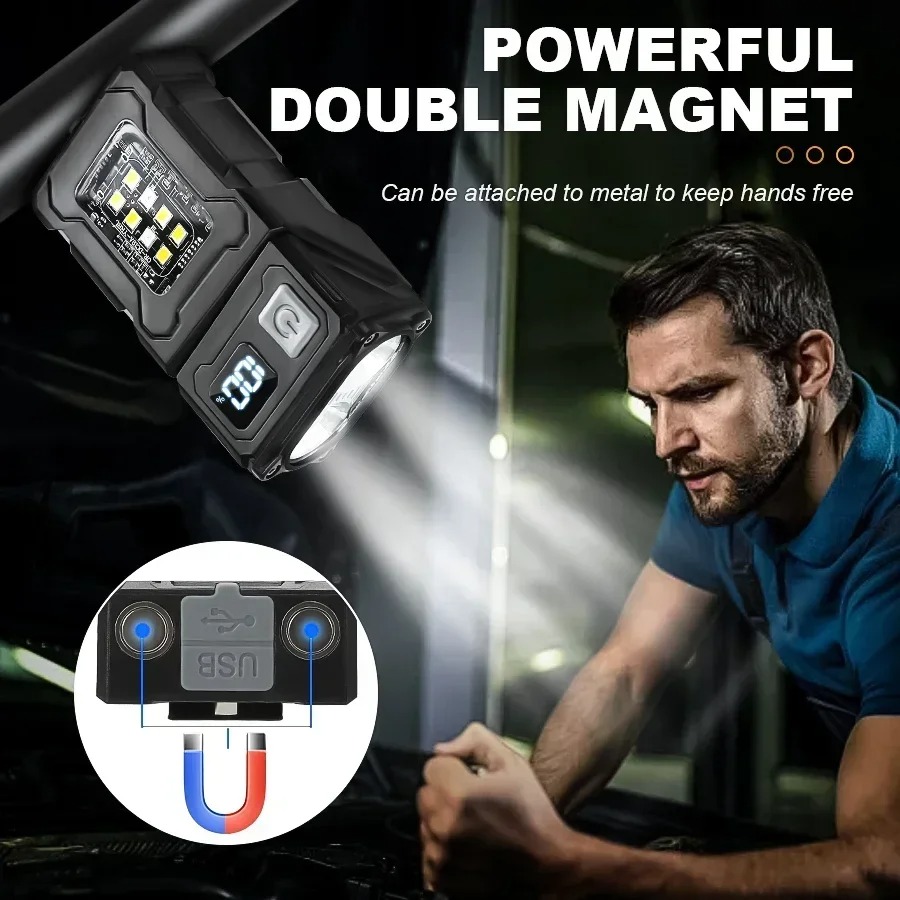 Mini USB Latarka LED z magnese – Outdoor Lighting B&Q recenzja i cena