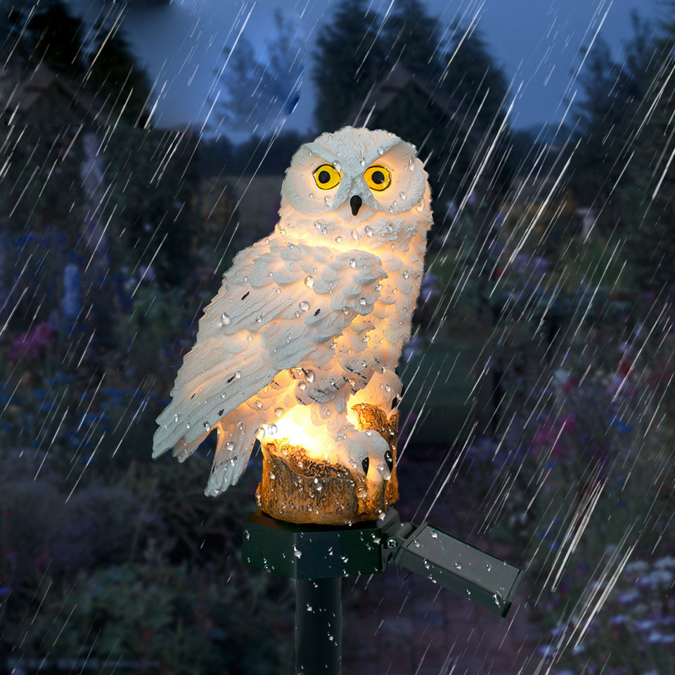 Solarna Statua Sowy, Lampa Ogr – Outdoor Lighting Effects recenzja i cena