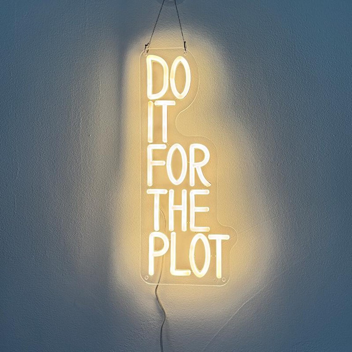 Neon z napisem: Do It For The  – Outdoor Lighting Quotes recenzja i cena