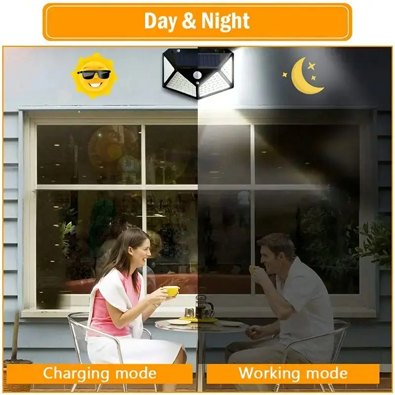100 LED Zewnętrzna Solarna Lam – Outdoor Lighting With Motion Sensor recenzja i cena