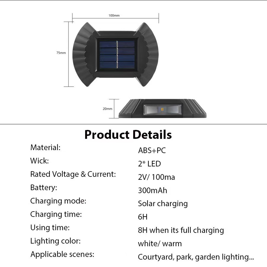 Solarna lampa ścienna 2/8LED w – Outdoor Lighting For Your Yard recenzja i cena