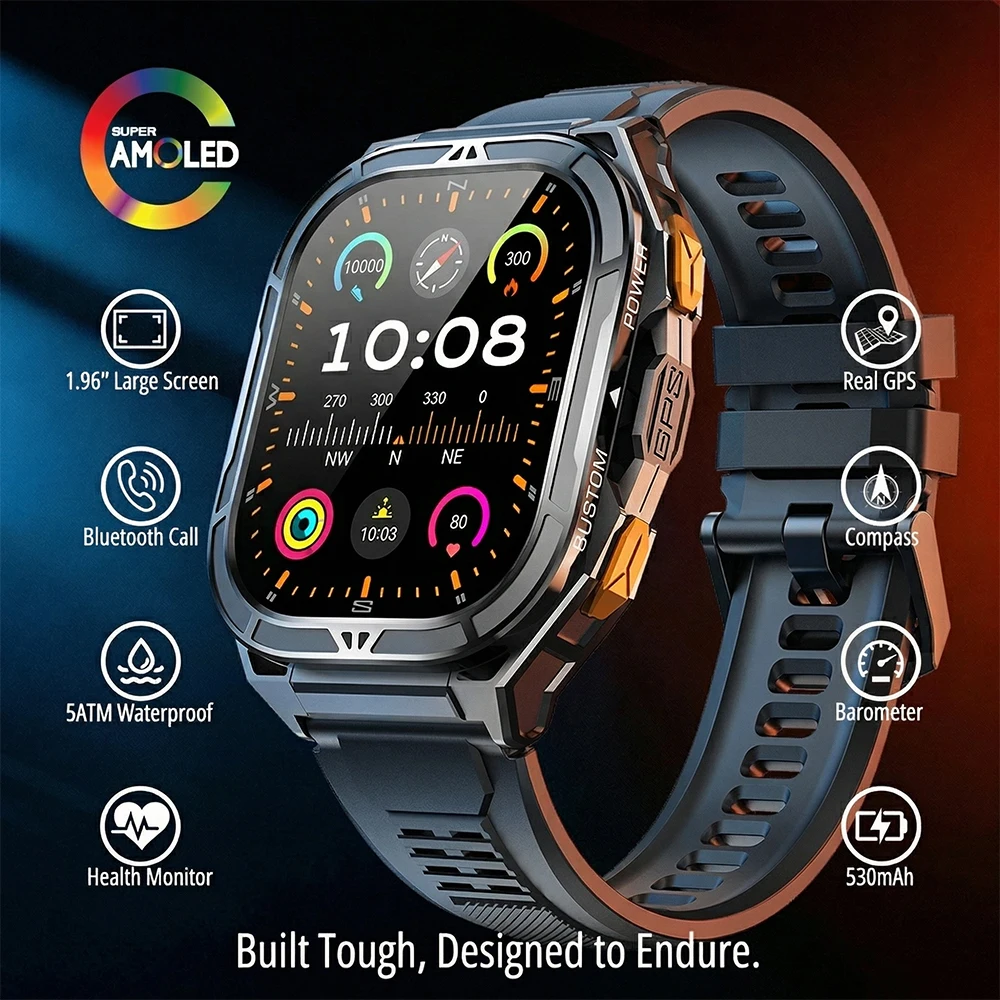 Luksusowy smartwatch AMOLED z  – Outdoor Lighting Deck recenzja i cena