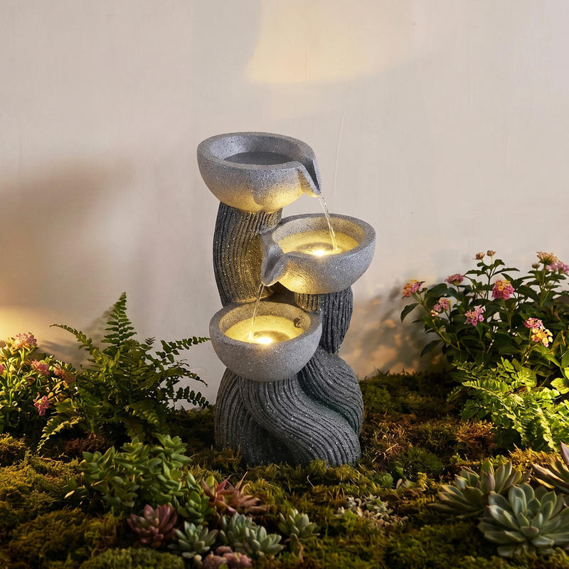 Trzypoziomowa fontanna ogrodow – Outdoor Lighting Deck recenzja i cena
