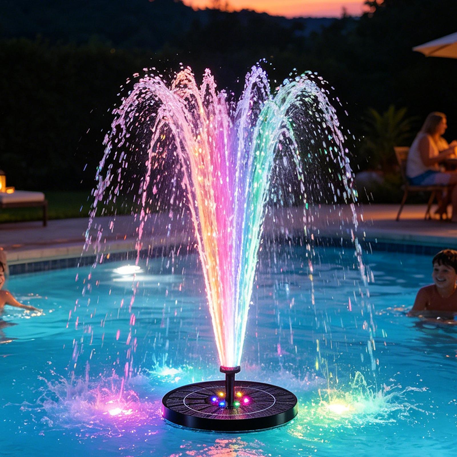 Pływająca solarna fontanna do  – Outdoor Lighting Deck recenzja i cena