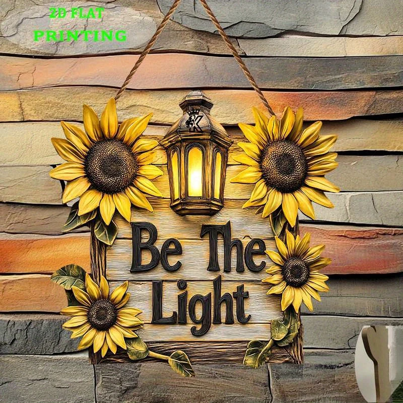 1 szt. Płaska, drukowana na pł – Outdoor Lighting Quotes recenzja i cena