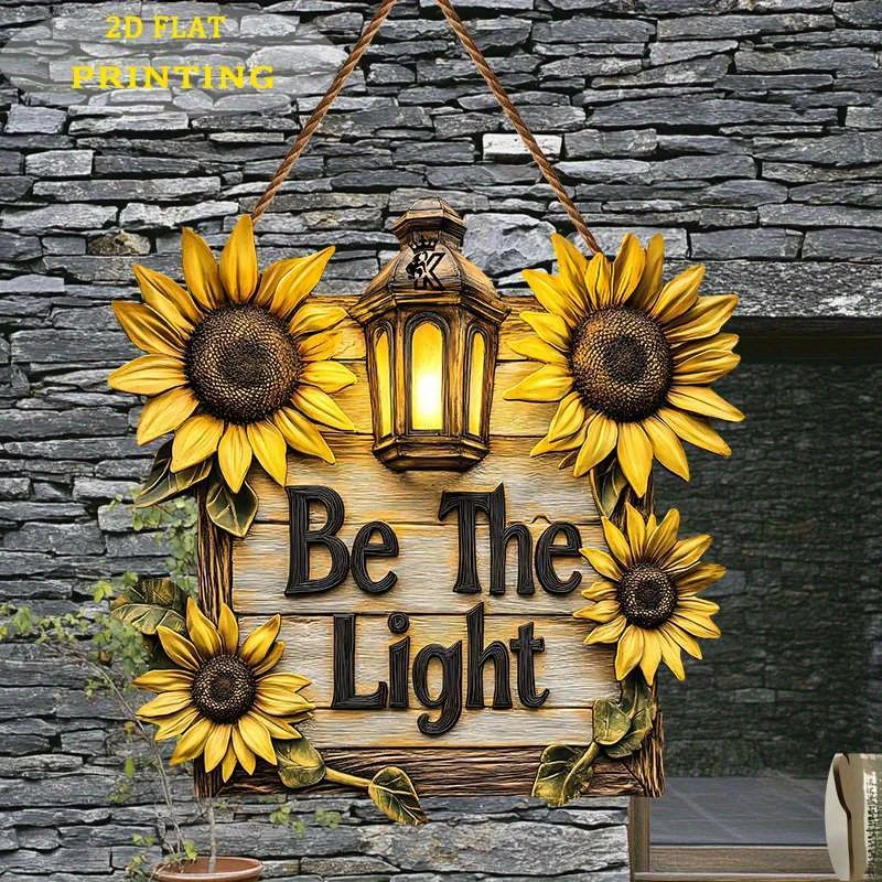 1 szt. Płaska, drukowana na pł – Outdoor Lighting Quotes recenzja i cena