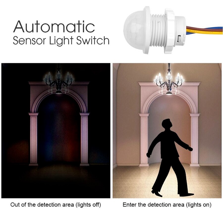 Czujnik ruchu PIR Inteligentny – Outdoor Lighting With Motion Sensor recenzja i cena