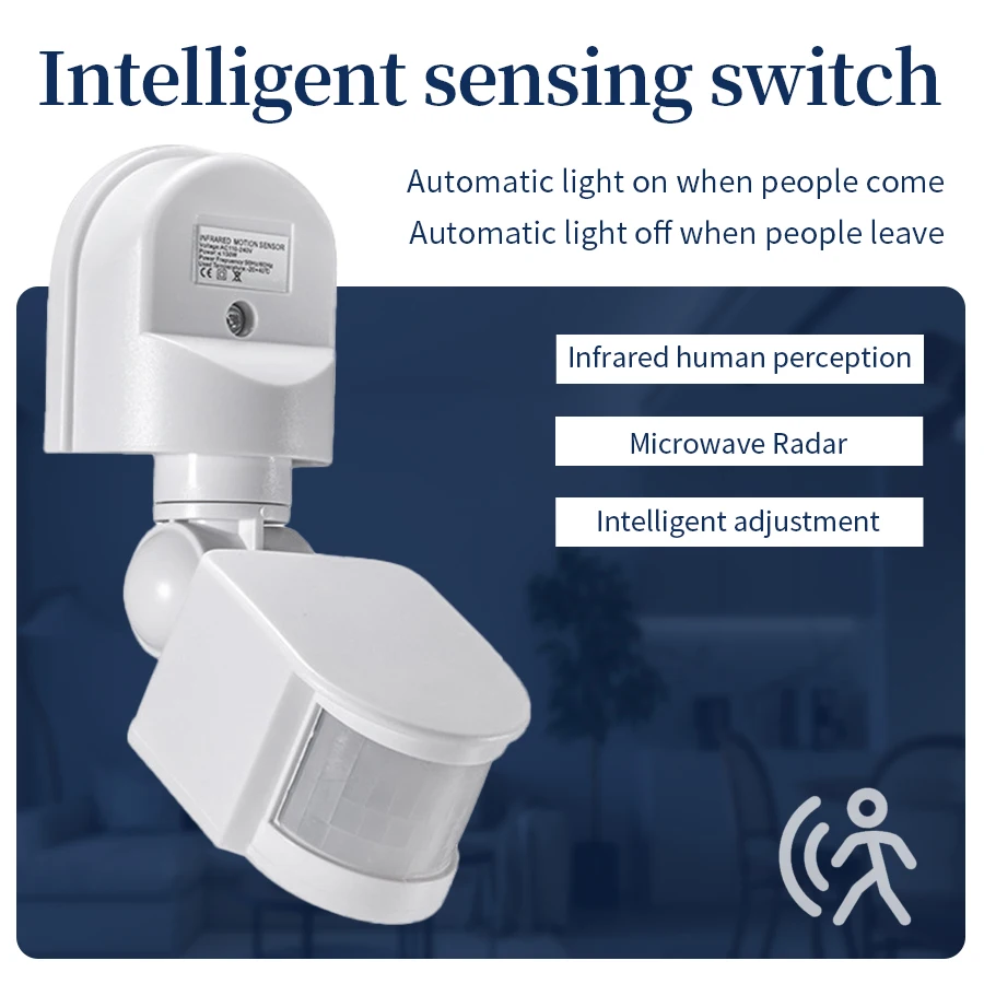 100-240V 12V czujnik ruchu PIR – Outdoor Lighting With Motion Sensor recenzja i cena